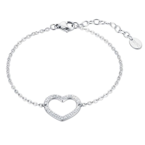 Bracciale Brand Donna Crystal love in Acciaio Cristallo 03BR040 - 03BR040